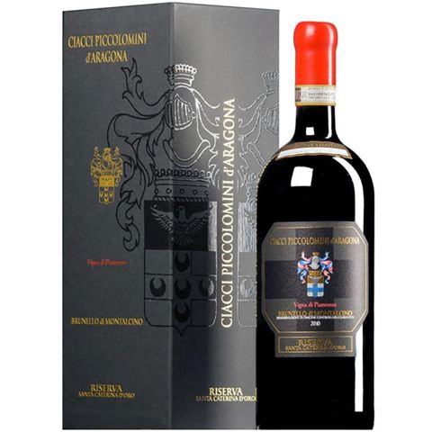 Immagine vino Ciacci Piccolomini d'Aragona, Brunello di Montalcino DOCG Vigna di {Pianrosso} Santa Caterina d'Oro riserva 2012 magnum
