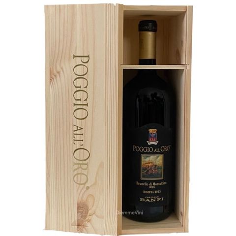 Immagine vino Castello Banfi, Brunello di Montalcino DOCG Poggio all'Oro 2015 magnum