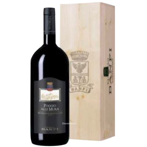 Immagine vino Castello Banfi, Brunello di Montalcino DOCG Poggio alle Mura 2017 magnum