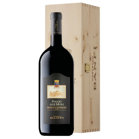 Immagine vino Castello Banfi, Brunello di Montalcino DOCG Poggio alle Mura 2019 magnum