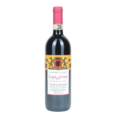 Immagine vino Podere Le Ripi, Brunello di Montalcino DOCG {Lupi e Sirene Riserva} 2008