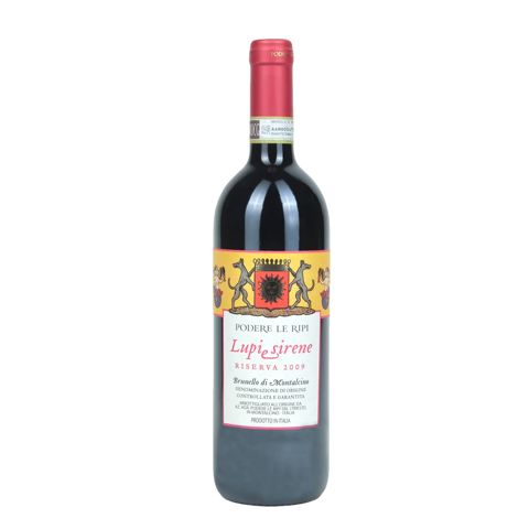 Immagine vino Podere Le Ripi, Brunello di Montalcino DOCG {Lupi e Sirene Riserva} 2009