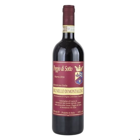 Immagine vino Poggio di Sotto, Brunello di Montalcino DOCG {Brunello Riserva} 2016