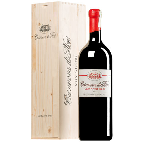Immagine vino Casanova di Neri, Brunello di Montalcino DOCG Giovanni Neri 2018 jèroboam