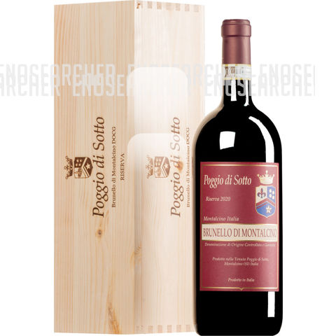 Immagine vino Poggio di Sotto, Brunello di Montalcino DOCG {Brunello Riserva} 2020 magnum