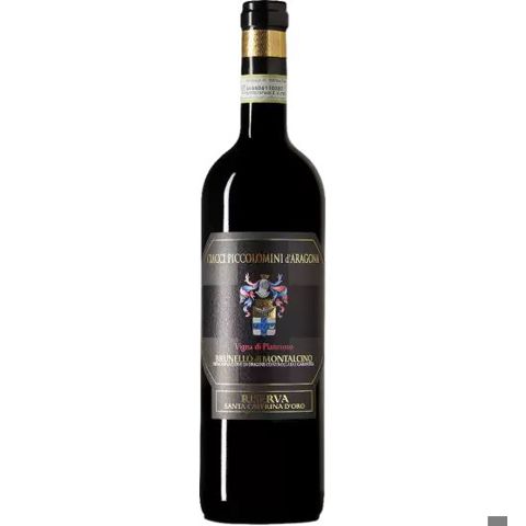 Immagine vino Ciacci Piccolomini d'Aragona, Brunello di Montalcino DOCG Vigna di {Pianrosso} Santa Caterina d'Oro riserva 2010 mezza bottiglia
