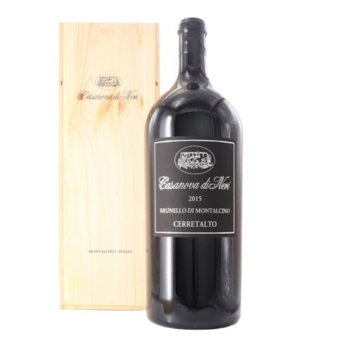 Immagine vino Casanova di Neri, Brunello di Montalcino DOCG {Cerretalto} 2015 mathusalem